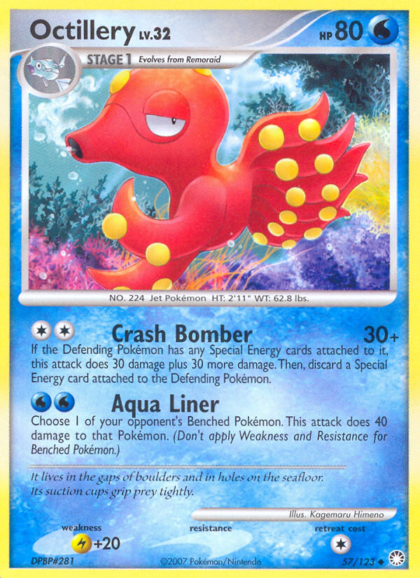 Octillery (57/123) [Diamond & Pearl: Mysterious Treasures] | Gear Gaming Bentonville