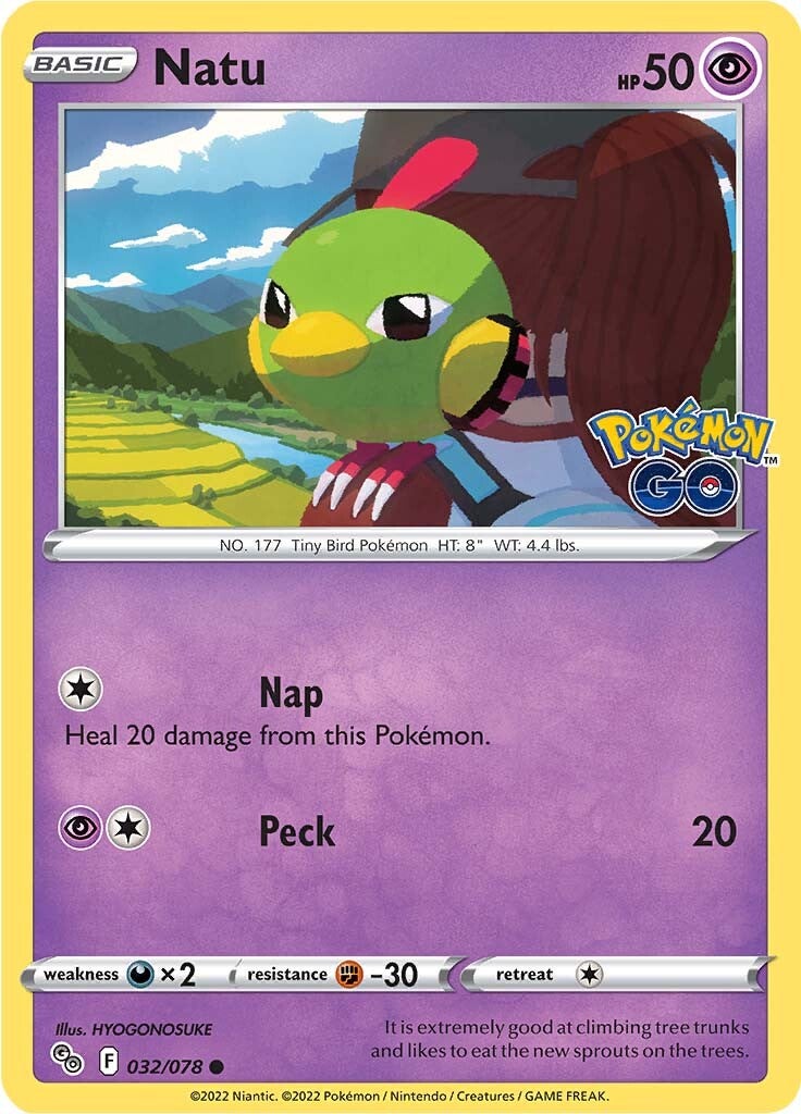 Natu (032/078) [Pokémon GO] | Gear Gaming Bentonville