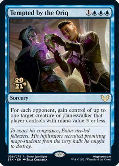 Tempted by the Oriq [Strixhaven: School of Mages Prerelease Promos] | Gear Gaming Bentonville