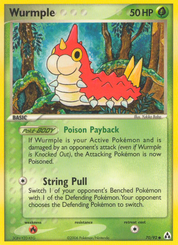 Wurmple (70/92) [EX: Legend Maker] | Gear Gaming Bentonville