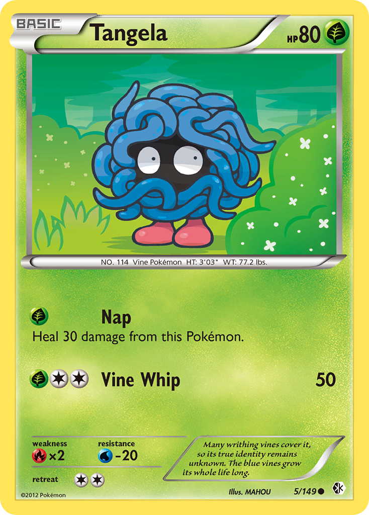 Tangela (5/149) [Black & White: Boundaries Crossed] | Gear Gaming Bentonville