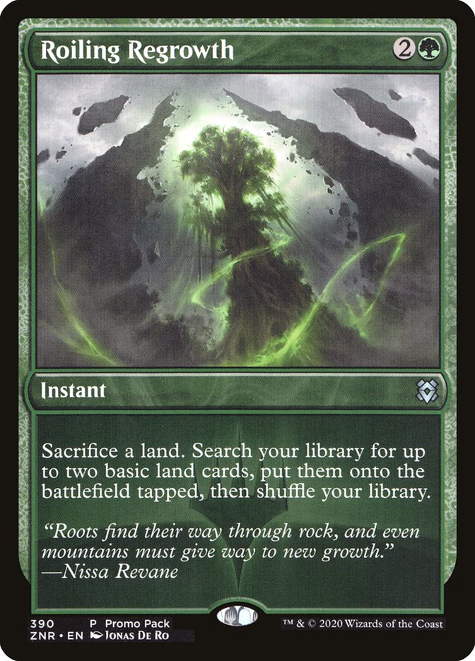 Roiling Regrowth (Promo Pack) [Zendikar Rising Promos] | Gear Gaming Bentonville