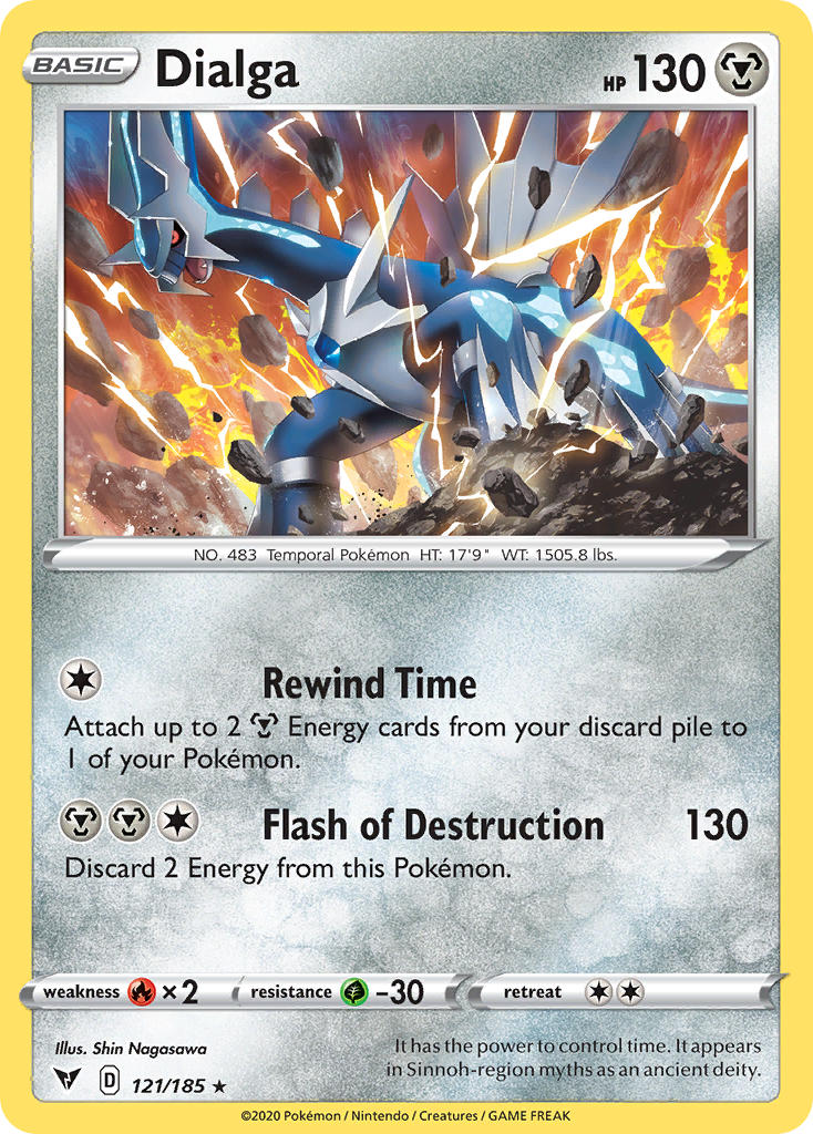 Dialga (121/185) [Sword & Shield: Vivid Voltage] | Gear Gaming Bentonville