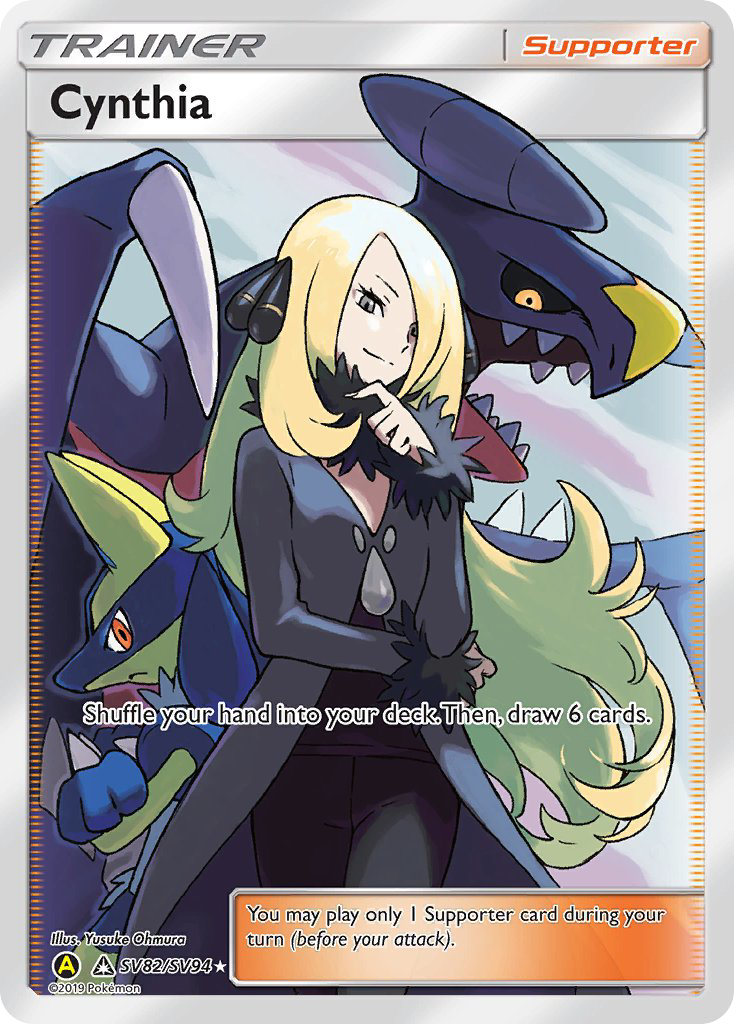 Cynthia (SV82/SV94) [Sun & Moon: Hidden Fates - Shiny Vault] | Gear Gaming Bentonville