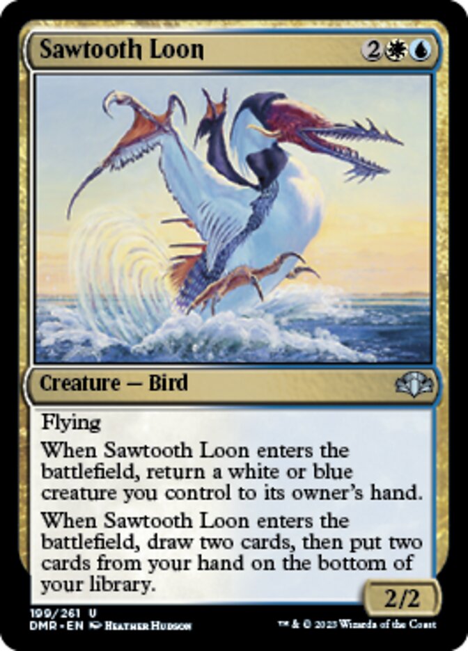 Sawtooth Loon [Dominaria Remastered] | Gear Gaming Bentonville