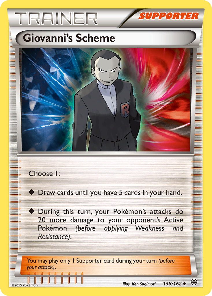 Giovanni's Scheme (138/162) [XY: BREAKthrough] | Gear Gaming Bentonville