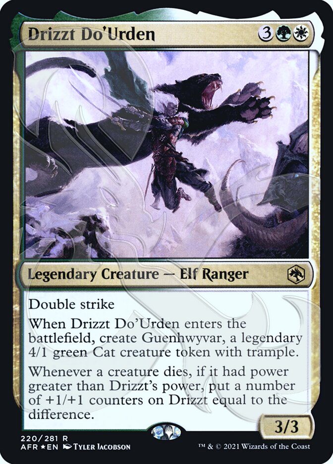 Drizzt Do'Urden (Ampersand Promo) [Dungeons & Dragons: Adventures in the Forgotten Realms Promos] | Gear Gaming Bentonville