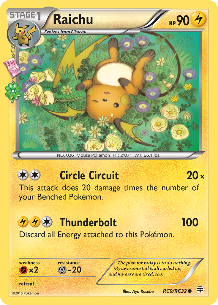 Raichu (RC9/RC32) [XY: Generations] | Gear Gaming Bentonville