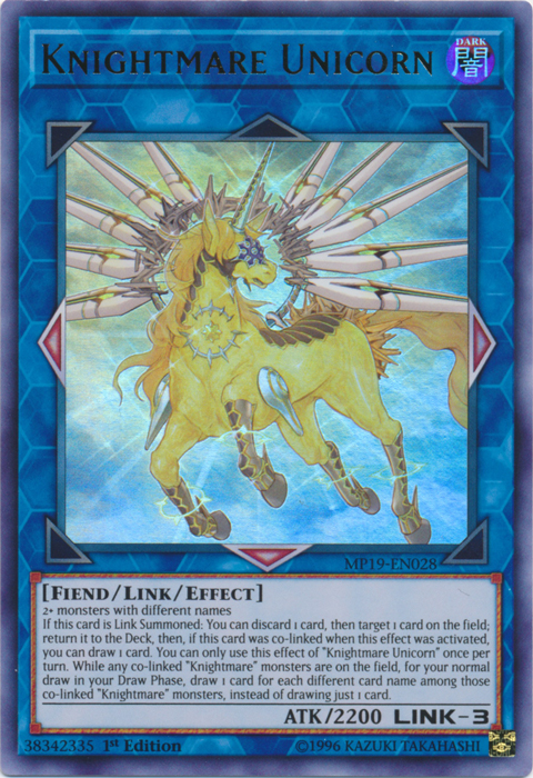 Knightmare Unicorn [MP19-EN028] Ultra Rare | Gear Gaming Bentonville