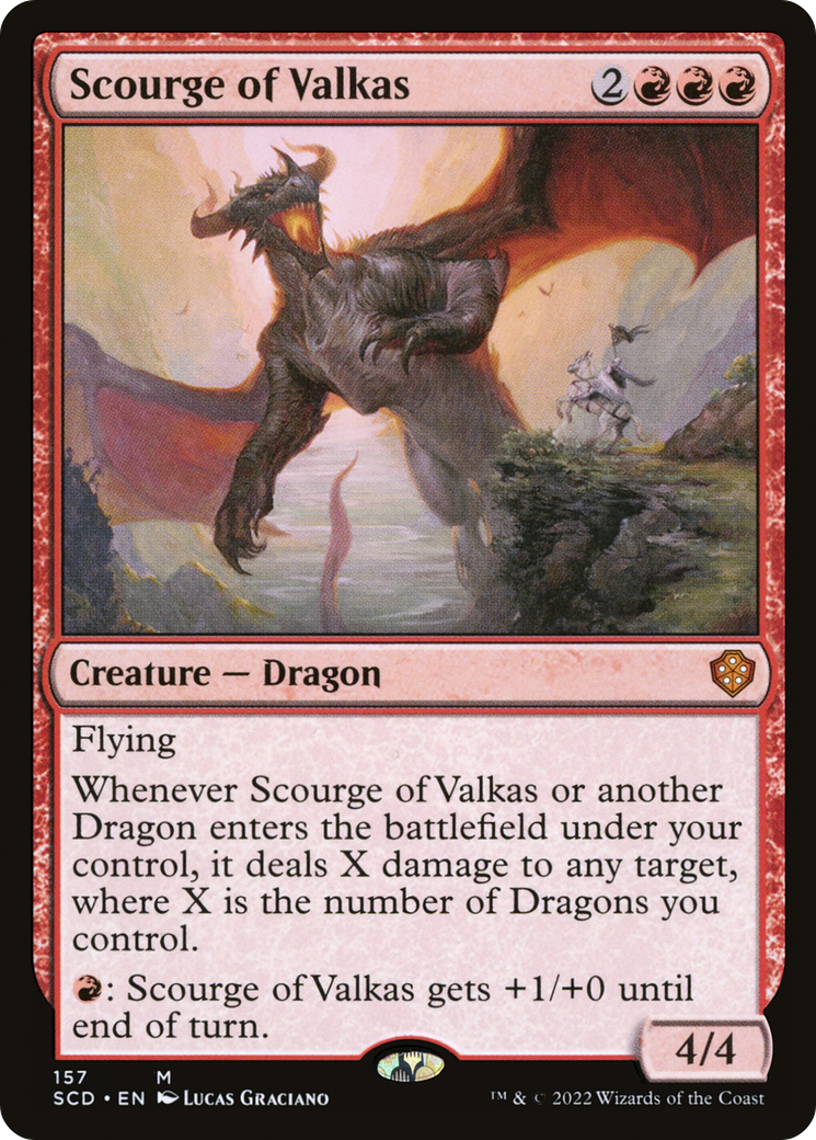 Scourge of Valkas [Starter Commander Decks] | Gear Gaming Bentonville