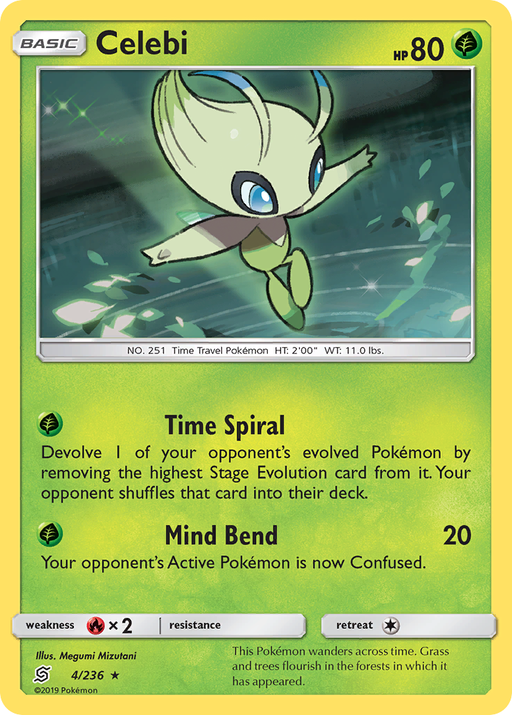 Celebi (4/236) [Sun & Moon: Unified Minds] | Gear Gaming Bentonville