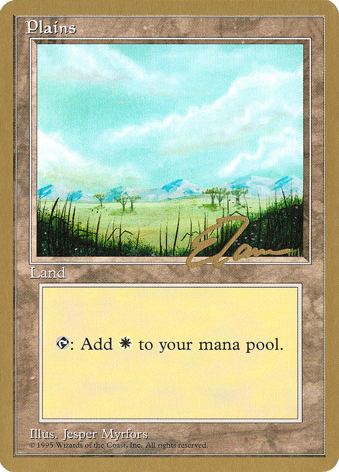 Plains (et365) (Eric Tam) [Pro Tour Collector Set] | Gear Gaming Bentonville