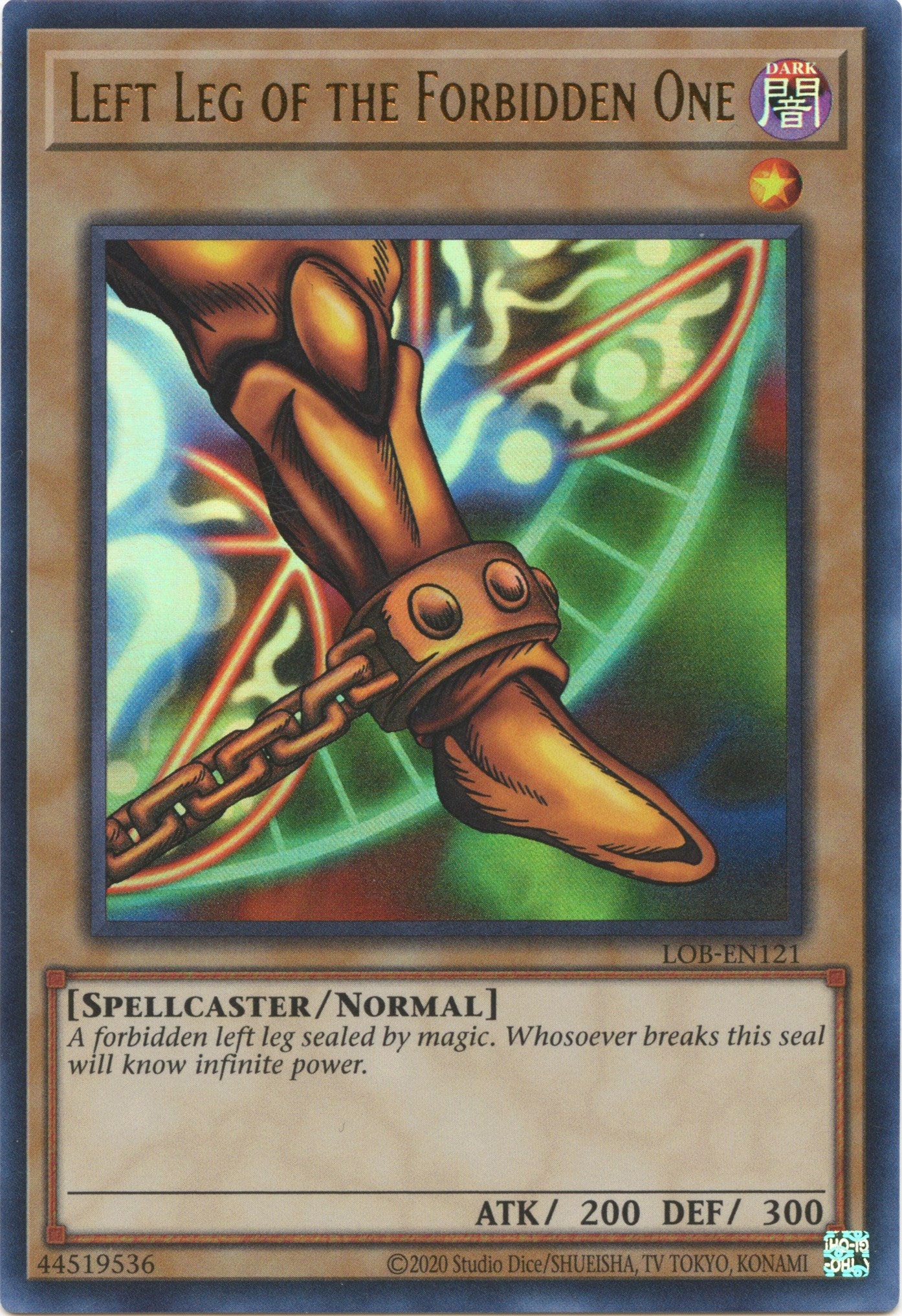 Left Leg of the Forbidden One (25th Anniversary) [LOB-EN121] Ultra Rare | Gear Gaming Bentonville