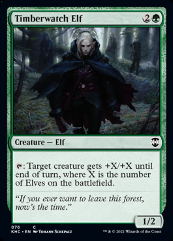 Timberwatch Elf [Kaldheim Commander] | Gear Gaming Bentonville