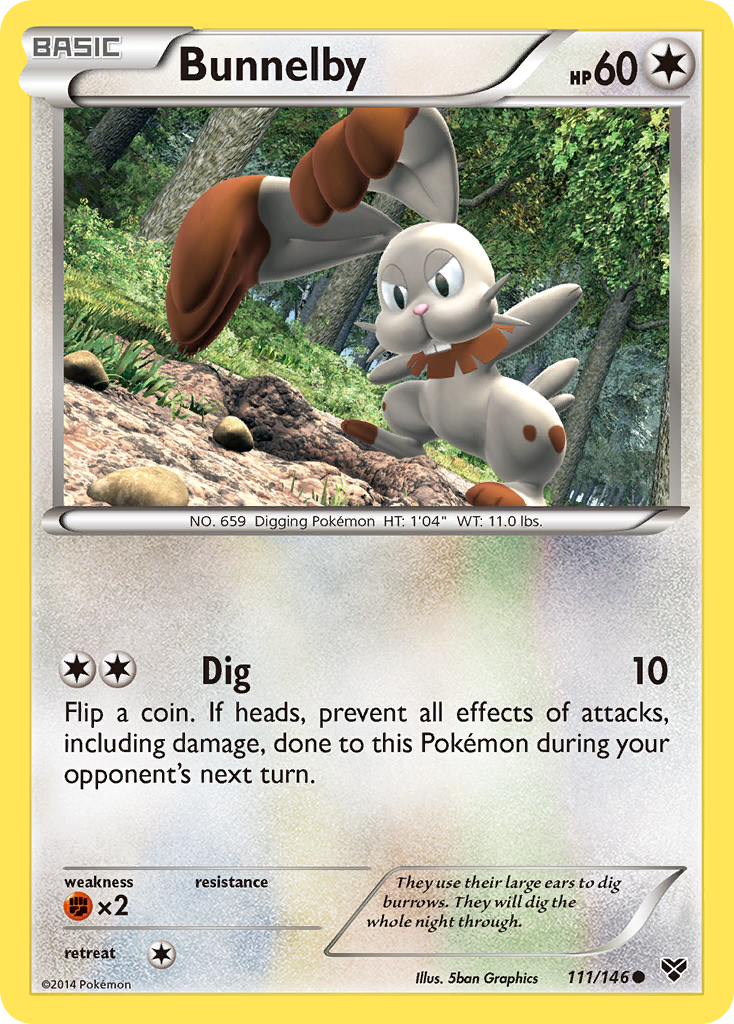 Bunnelby (111/146) [XY: Base Set] | Gear Gaming Bentonville