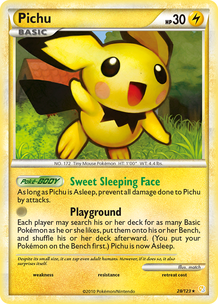 Pichu (28/123) [HeartGold & SoulSilver: Base Set] | Gear Gaming Bentonville