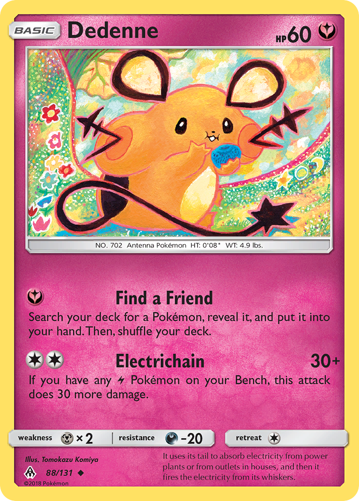 Dedenne (88/131) [Sun & Moon: Forbidden Light] | Gear Gaming Bentonville