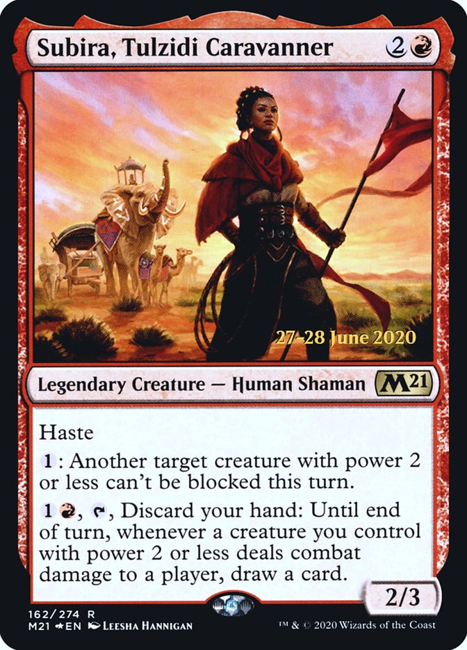 Subira, Tulzidi Caravanner  [Core Set 2021 Prerelease Promos] | Gear Gaming Bentonville