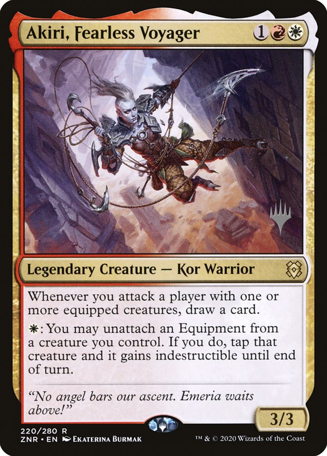 Akiri, Fearless Voyager (Promo Pack) [Zendikar Rising Promos] | Gear Gaming Bentonville