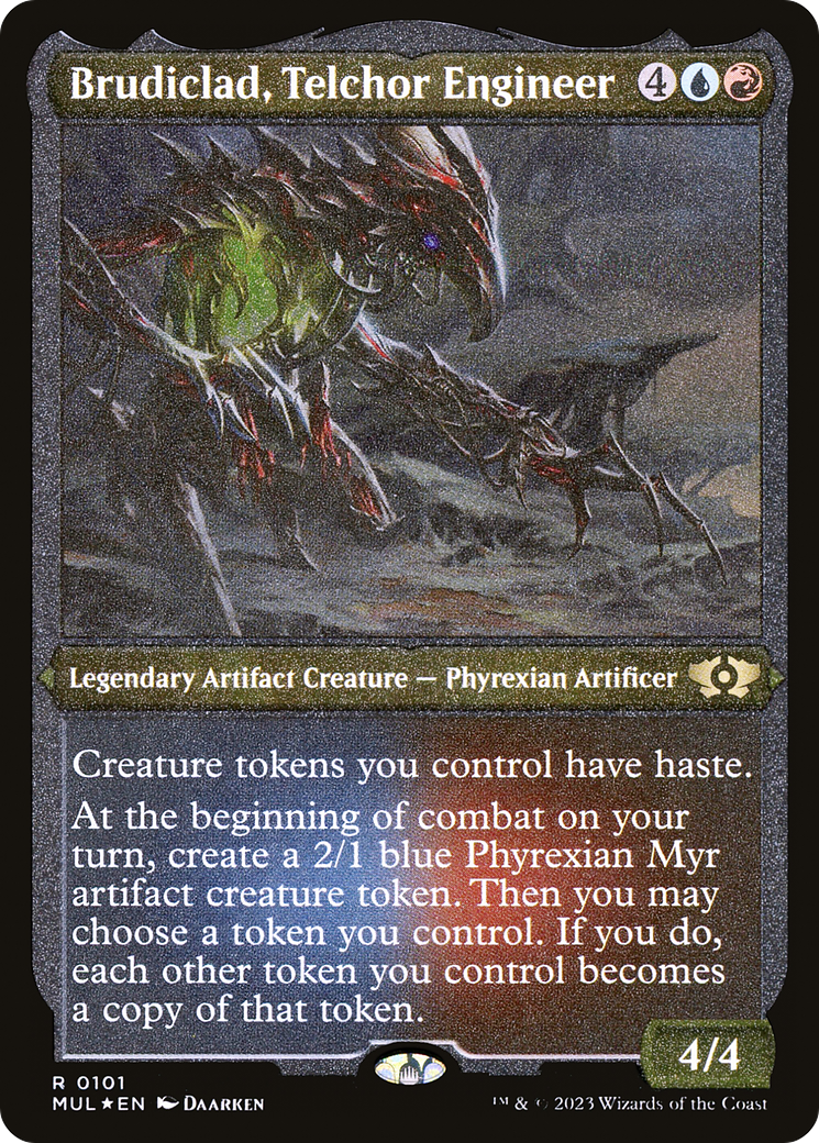 Brudiclad, Telchor Engineer (Foil Etched) [Multiverse Legends] | Gear Gaming Bentonville