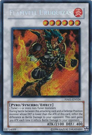 Flamvell Uruquizas [HA01-EN024] Secret Rare | Gear Gaming Bentonville