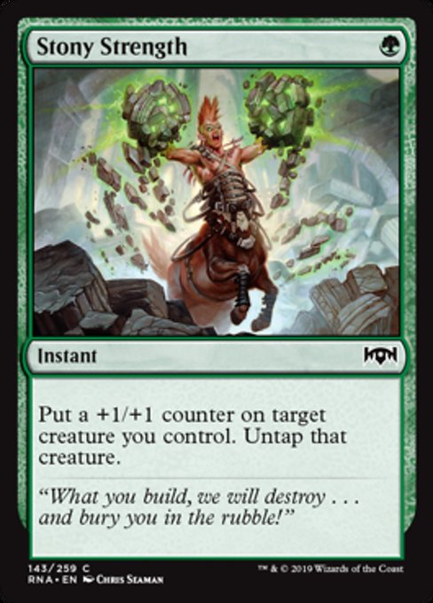 Stony Strength [Ravnica Allegiance] | Gear Gaming Bentonville