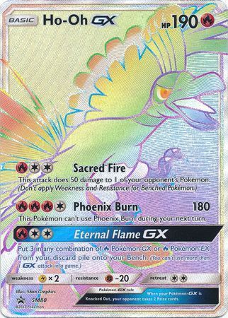 Ho-Oh GX (SM80) (Jumbo Card) [Sun & Moon: Black Star Promos] | Gear Gaming Bentonville