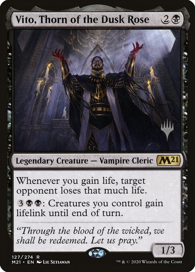 Vito, Thorn of the Dusk Rose (Promo Pack) [Core Set 2021 Promos] | Gear Gaming Bentonville