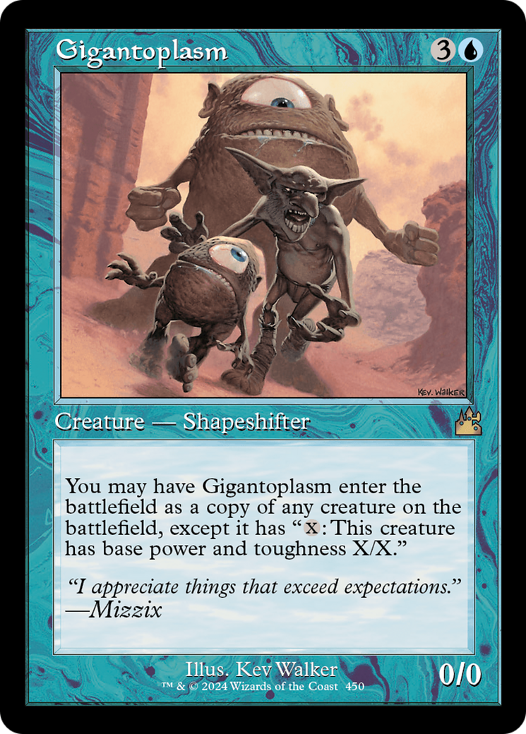 Gigantoplasm (Retro Frame) [Ravnica Remastered] | Gear Gaming Bentonville