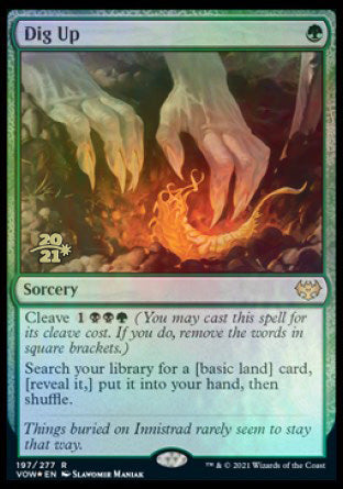 Dig Up [Innistrad: Crimson Vow Prerelease Promos] | Gear Gaming Bentonville