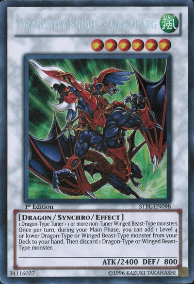 Dragunity Knight - Gae Dearg [STBL-EN098] Secret Rare | Gear Gaming Bentonville