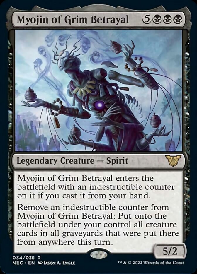 Myojin of Grim Betrayal [Kamigawa: Neon Dynasty Commander] | Gear Gaming Bentonville