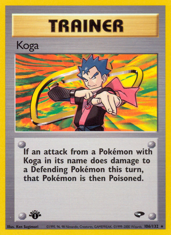 Koga (106/132) [Gym Challenge 1st Edition] | Gear Gaming Bentonville