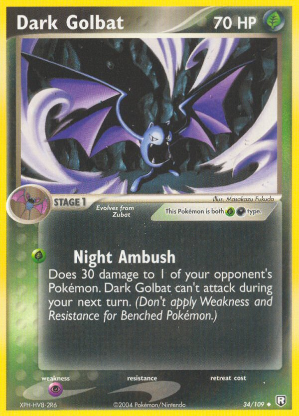 Dark Golbat (34/109) [EX: Team Rocket Returns] | Gear Gaming Bentonville