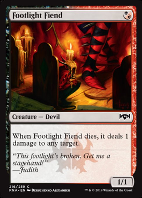 Footlight Fiend [Ravnica Allegiance] | Gear Gaming Bentonville