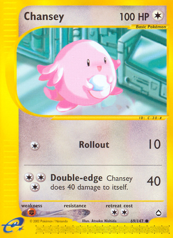 Chansey (69/147) [Aquapolis] | Gear Gaming Bentonville