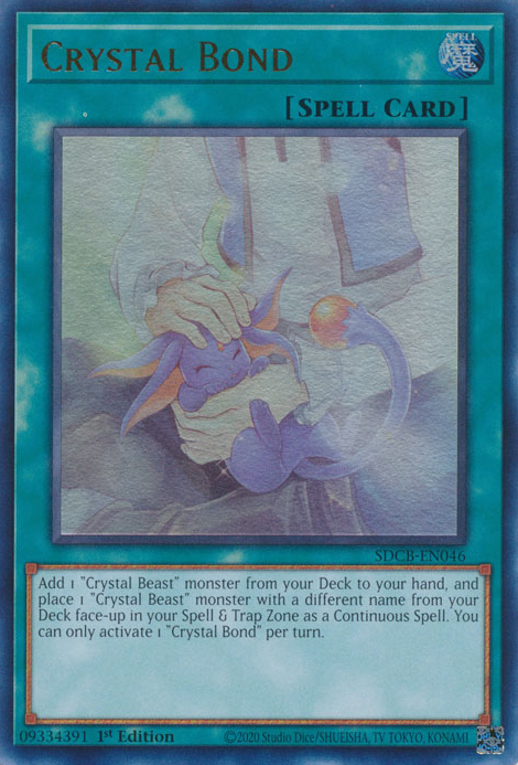 Crystal Bond [SDCB-EN046] Ultra Rare | Gear Gaming Bentonville