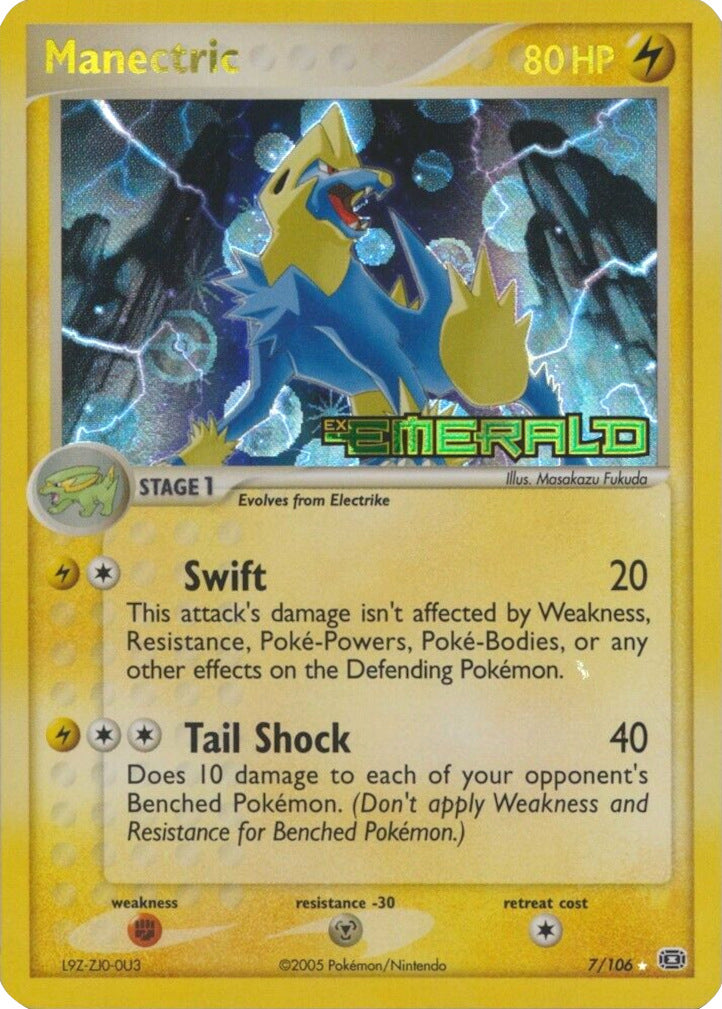 Manectric (7/106) (Stamped) [EX: Emerald] | Gear Gaming Bentonville