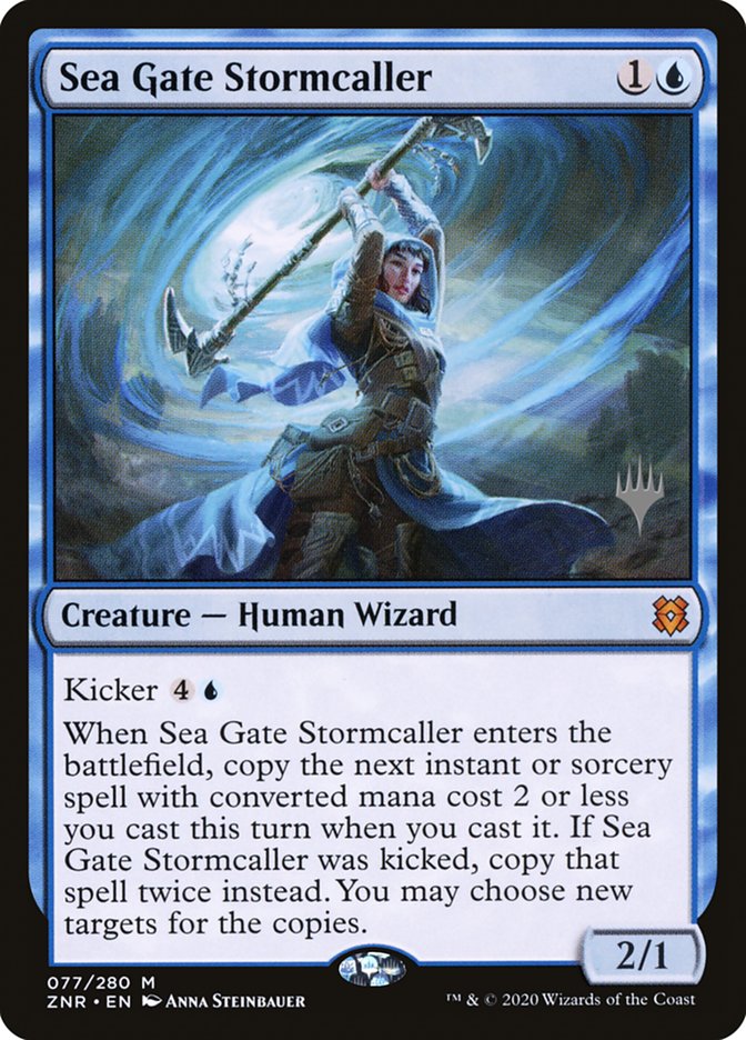 Sea Gate Stormcaller (Promo Pack) [Zendikar Rising Promos] | Gear Gaming Bentonville