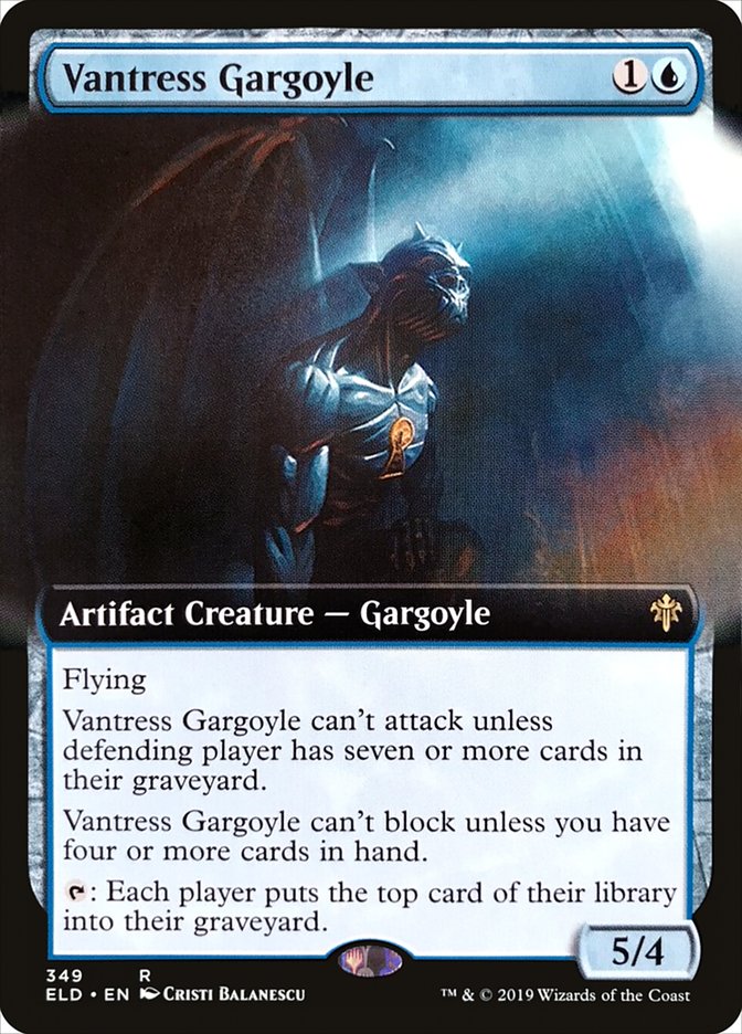 Vantress Gargoyle (Extended Art) [Throne of Eldraine] | Gear Gaming Bentonville