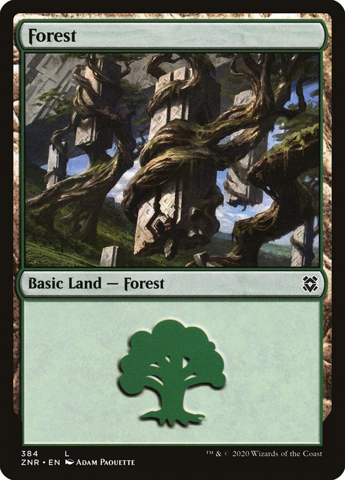 Forest (384) [Zendikar Rising] | Gear Gaming Bentonville