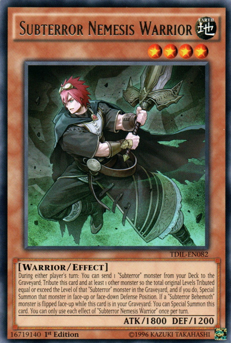 Subterror Nemesis Warrior [TDIL-EN082] Rare | Gear Gaming Bentonville