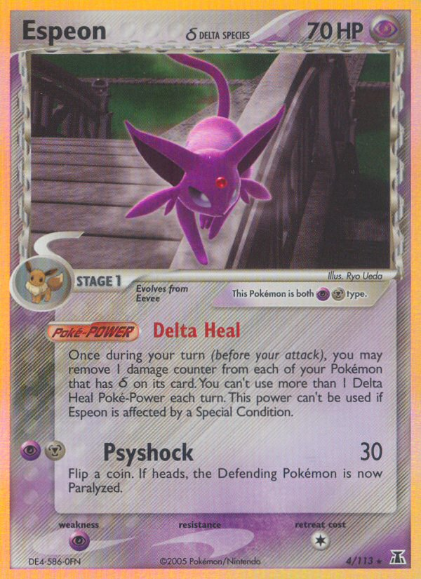 Espeon (4/113)(Delta Species) [EX: Delta Species] | Gear Gaming Bentonville