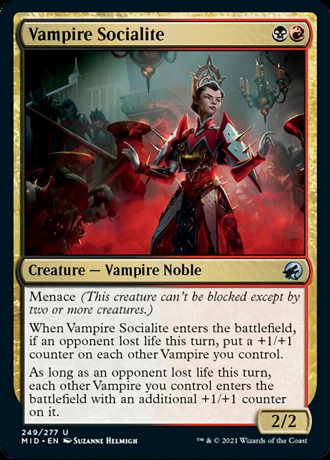 Vampire Socialite [Innistrad: Midnight Hunt] | Gear Gaming Bentonville