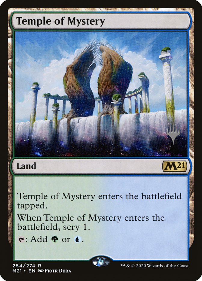 Temple of Mystery (Promo Pack) [Core Set 2021 Promos] | Gear Gaming Bentonville