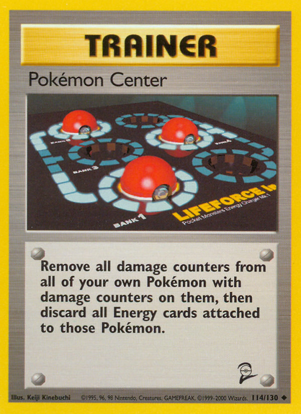 Pokemon Center (114/130) [Base Set 2] | Gear Gaming Bentonville