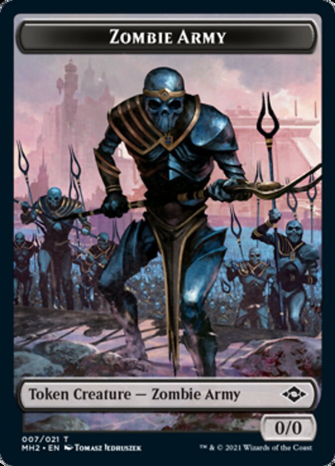 Zombie Army Token [Modern Horizons 2 Tokens] | Gear Gaming Bentonville