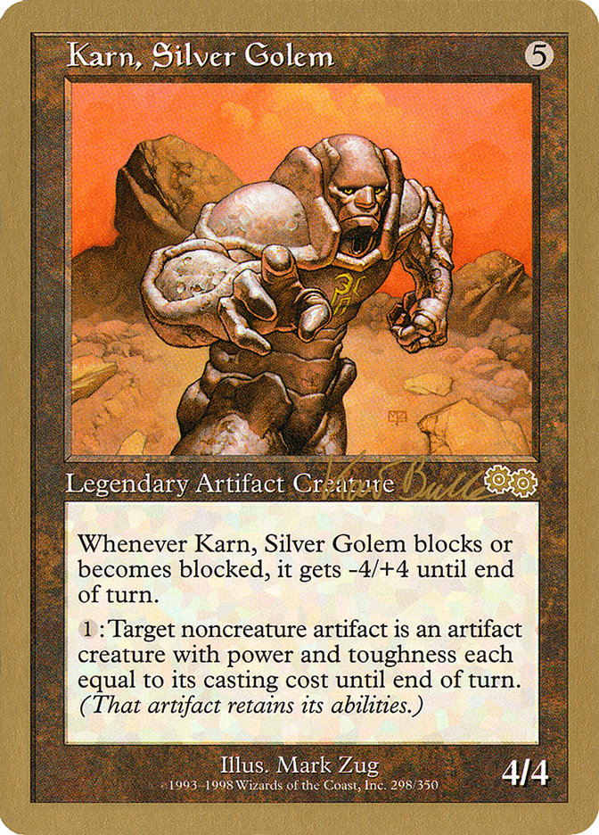 Karn, Silver Golem (Kai Budde) [World Championship Decks 1999] | Gear Gaming Bentonville