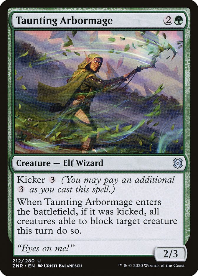 Taunting Arbormage [Zendikar Rising] | Gear Gaming Bentonville