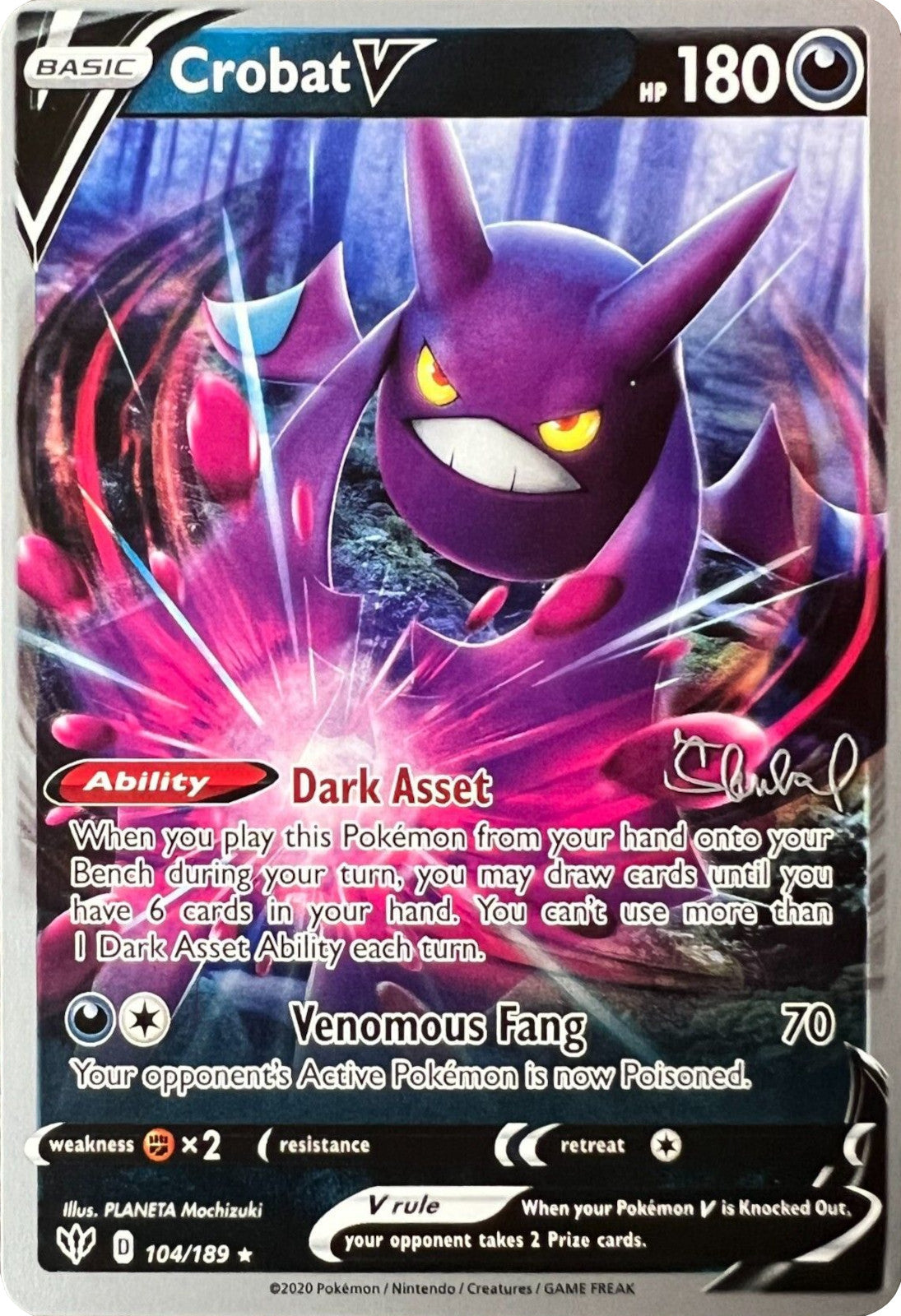 Crobat V (104/189) (ADP - Ondrej Skubal) [World Championships 2022] | Gear Gaming Bentonville